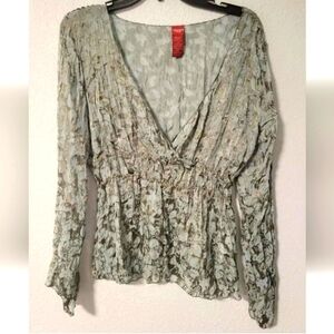 OLSEN EUROPE TOP Color Hunter Green Sz 6/S